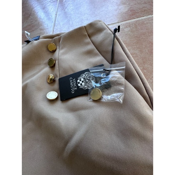Vince Camuto 70's Dream palomino front buttons detail pants Women size 14 - Picture 4 of 13